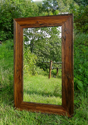 barn wood mirror, rustic mirror, rustic wall decor